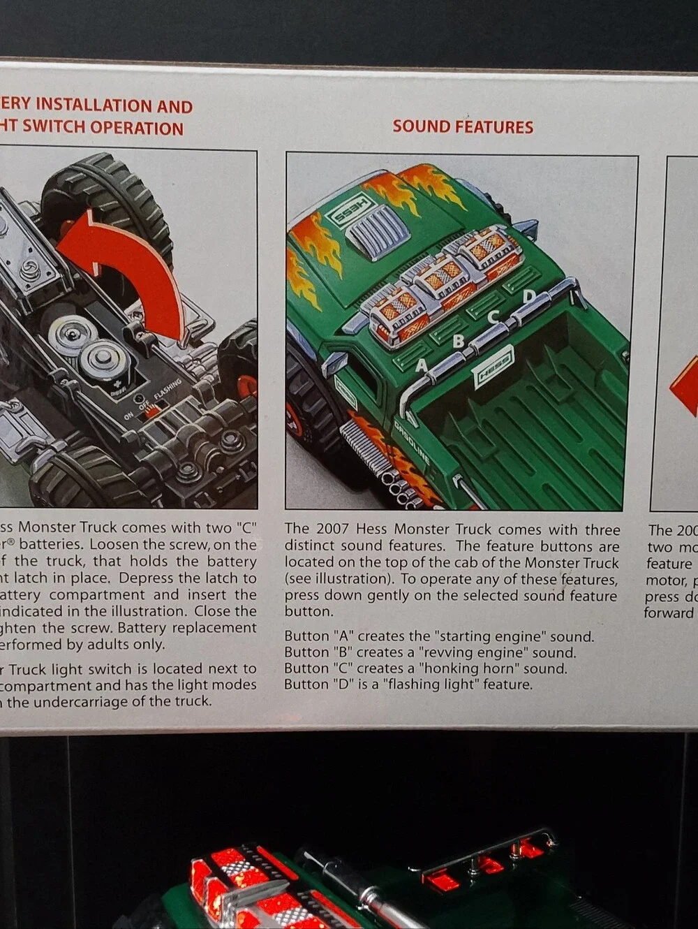 HESS Monster Truck with Motorcycles - Kids Toy